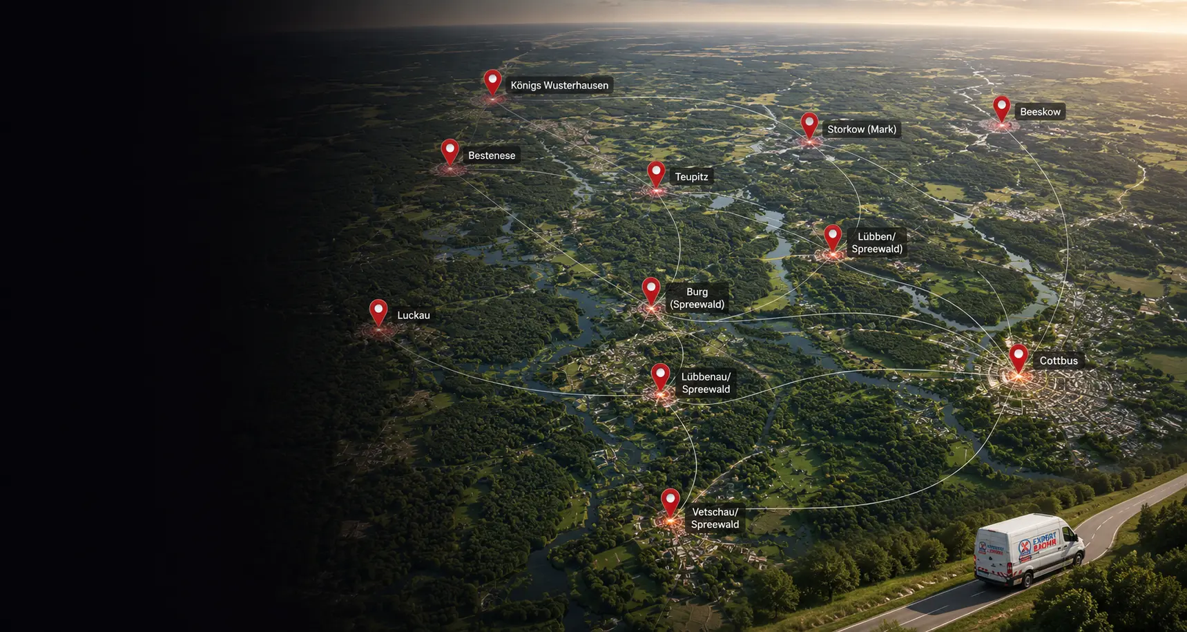 Einsatzgebiete Spreewald & Brandenburg