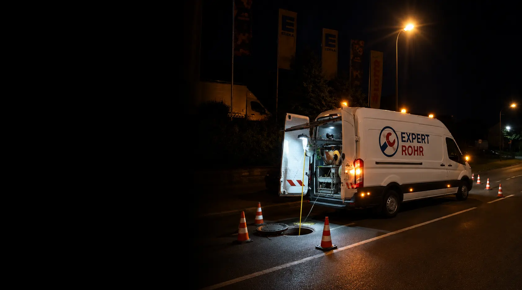 24h Notdienst für Rohr- und Kanalverstopfungen