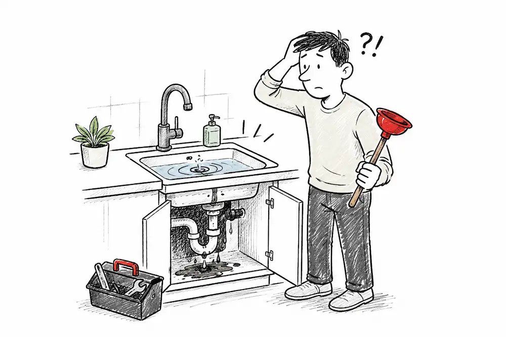 Abfluss verstopft – Was tun?