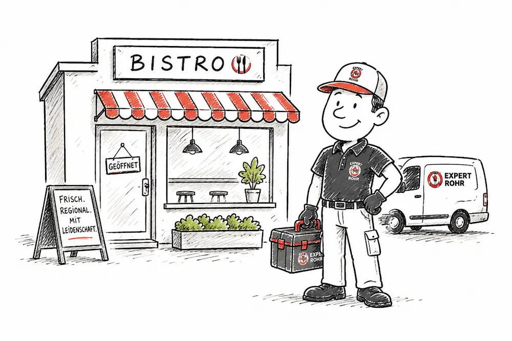 Illustration fuer Gewerbe und Gastronomie